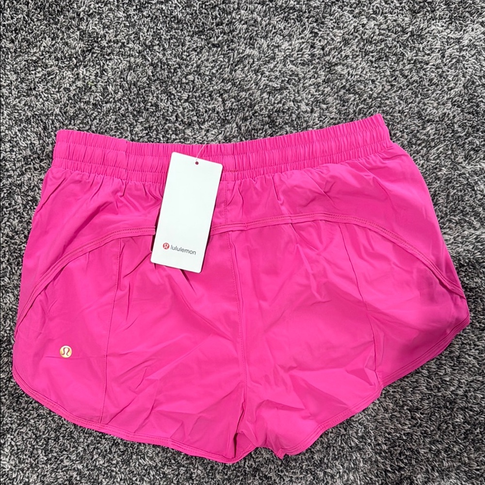 Lululemon Athletica Pink Athletic Shorts Elastic Waistband Lightweight